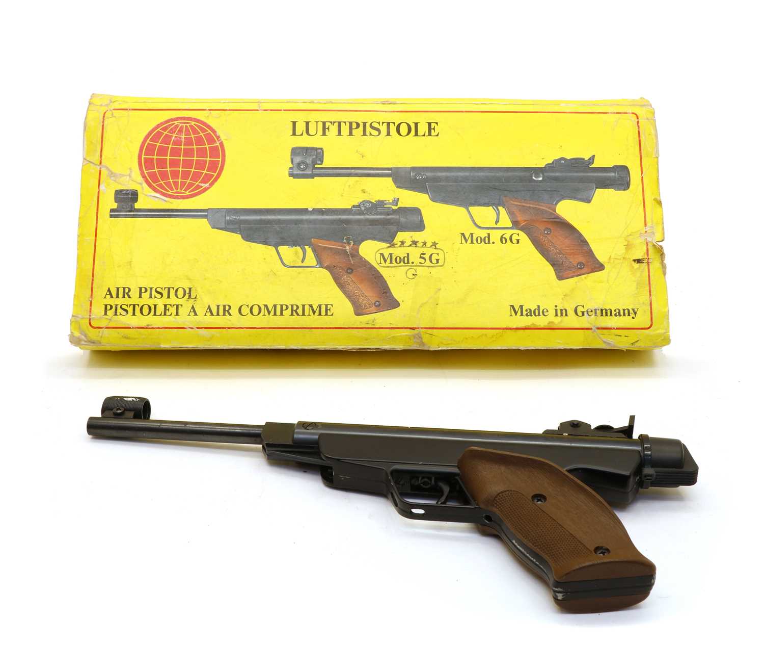 A German Diana 5G air pistol,