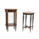 A French mahogany occasional table,