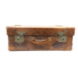An early 20th century J.W Benson leather gentleman's dressing case,