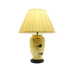 A modern vase lamp,