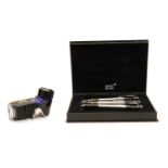 A Mont Blanc Limited Edition William Faulkner pen and pencil set,