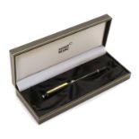 A Mont Blanc rollerball pen,