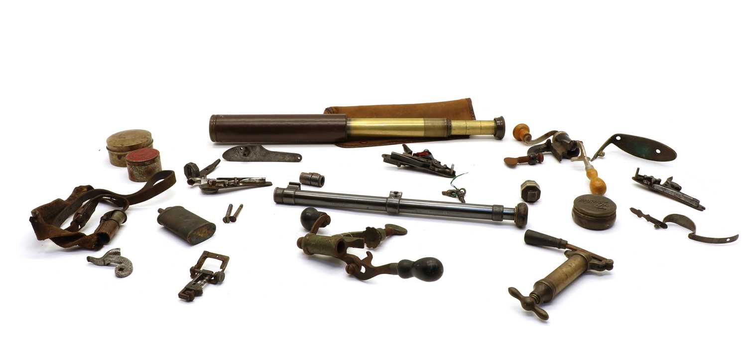 A 'Ranger 55' brass cased four draw telescope,