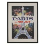 'Paris Fly TWA Jets' 1962,