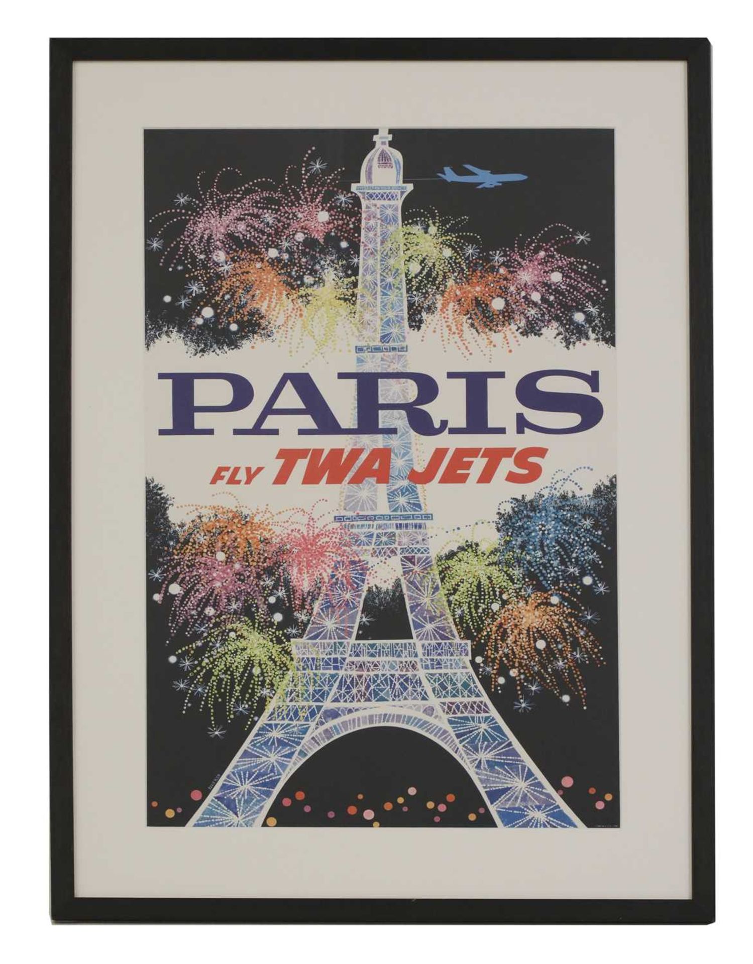 'Paris Fly TWA Jets' 1962,