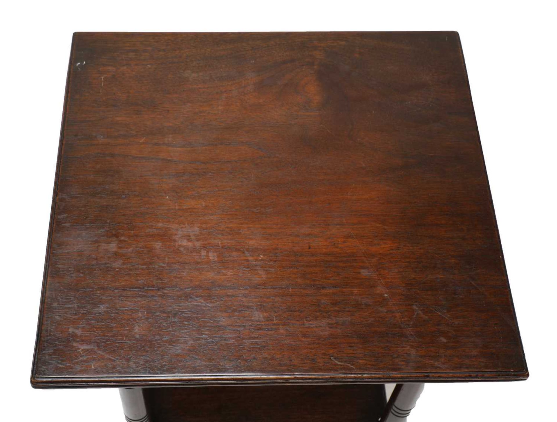 An Aesthetic Movement 'Thebes' mahogany side table, - Bild 3 aus 4