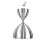 A Jo Hammerborg hanging light with uplighter,