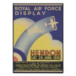 'Royal Air Force Display' poster,