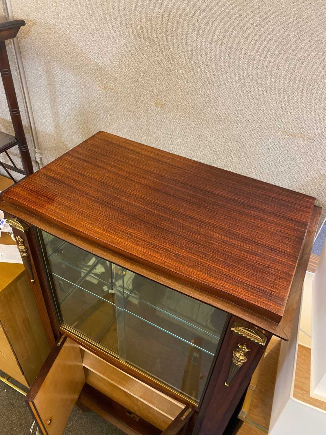 An Art Deco rosewood display cabinet, - Image 5 of 5