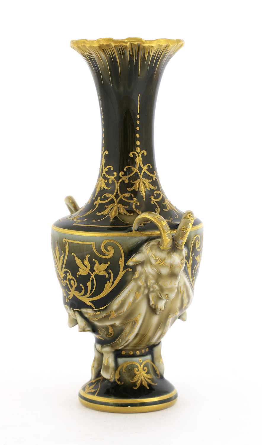 A KPM Berlin Art Nouveau vase, - Image 2 of 3