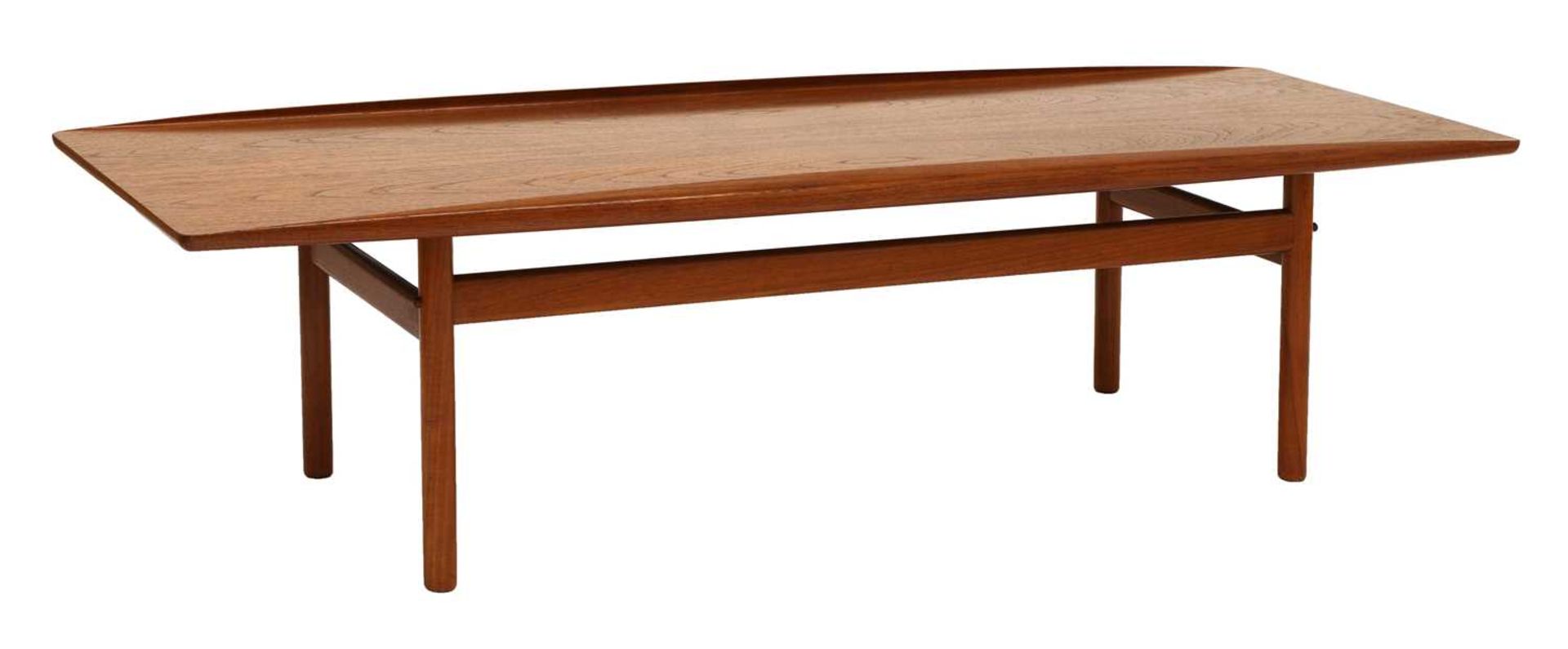 A Poul Jeppesen teak coffee table,