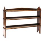 A Gothic Revival pitch pine bookcase,