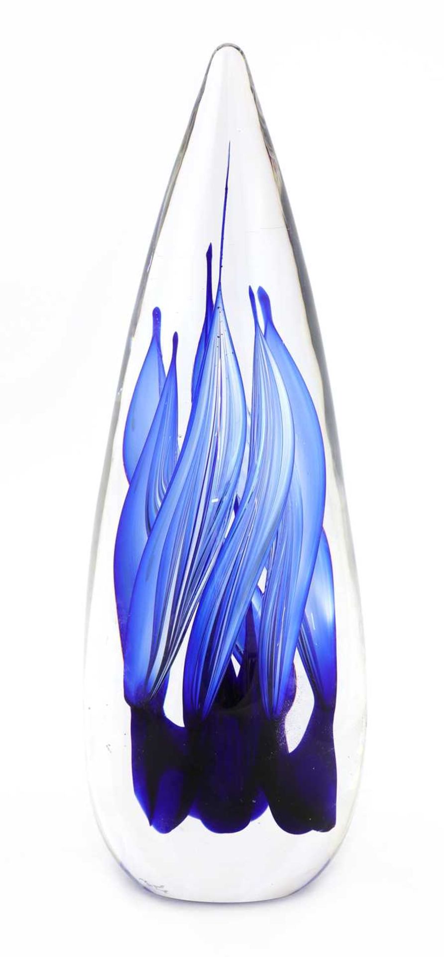 A Studio Ahus glass 'Fire' sculpture - Image 2 of 3