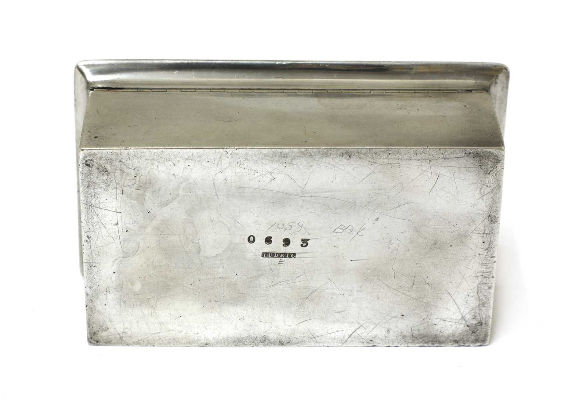 A Liberty Tudric pewter and enamel jewellery box, - Image 5 of 7