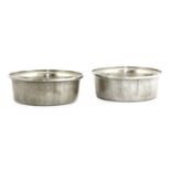 A pair of modernist silver bowls,