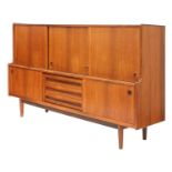 A Danish rosewood highboard, §