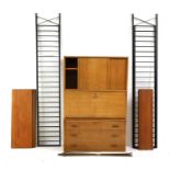 A Ladderax teak wall unit,