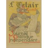 A French Belle Epoque lithographic poster,