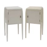 A pair of Art Deco bedside tables,