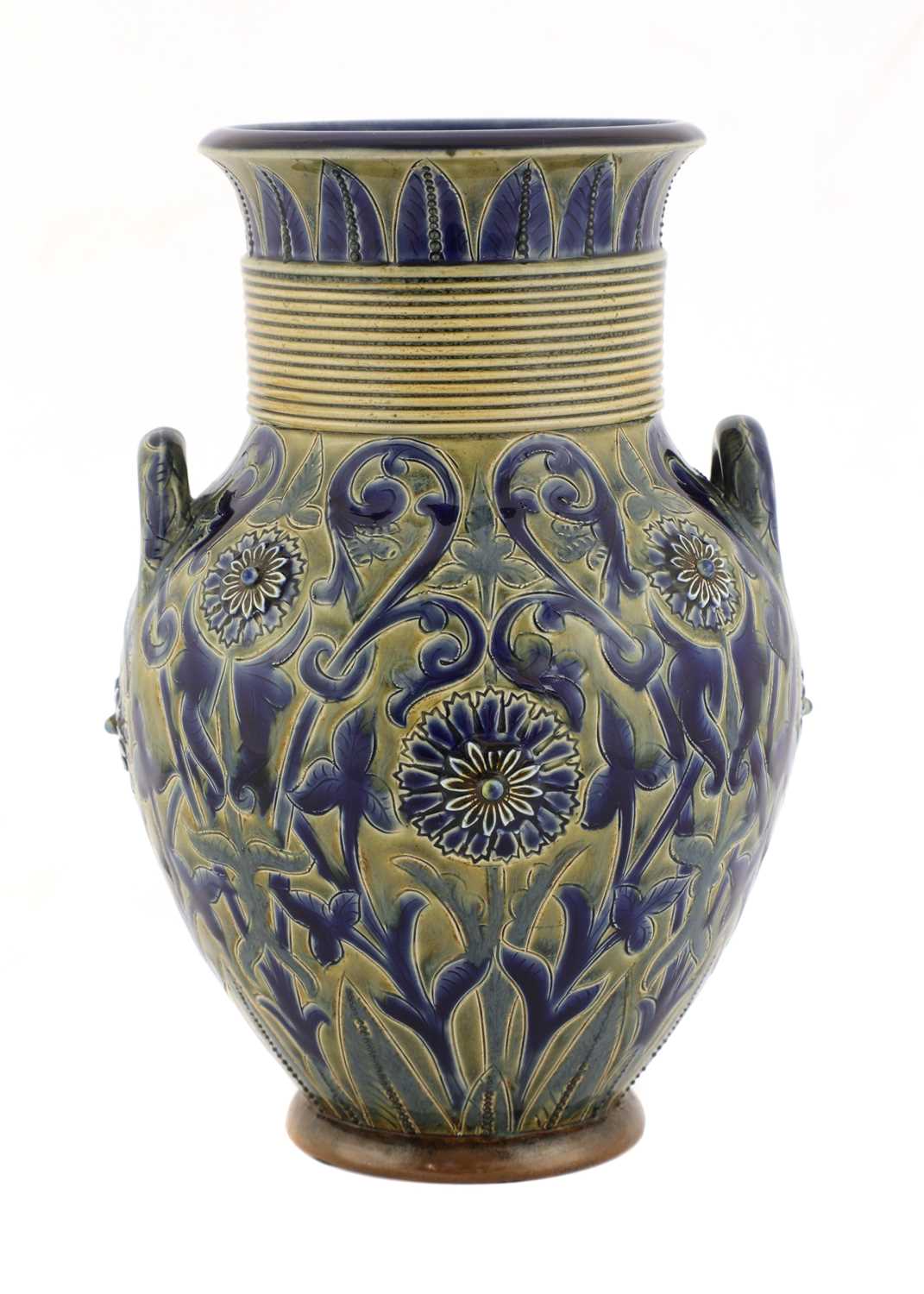 A Doulton Lambeth stoneware vase,