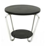 A Bakelite side table,