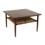 A teak coffee table,