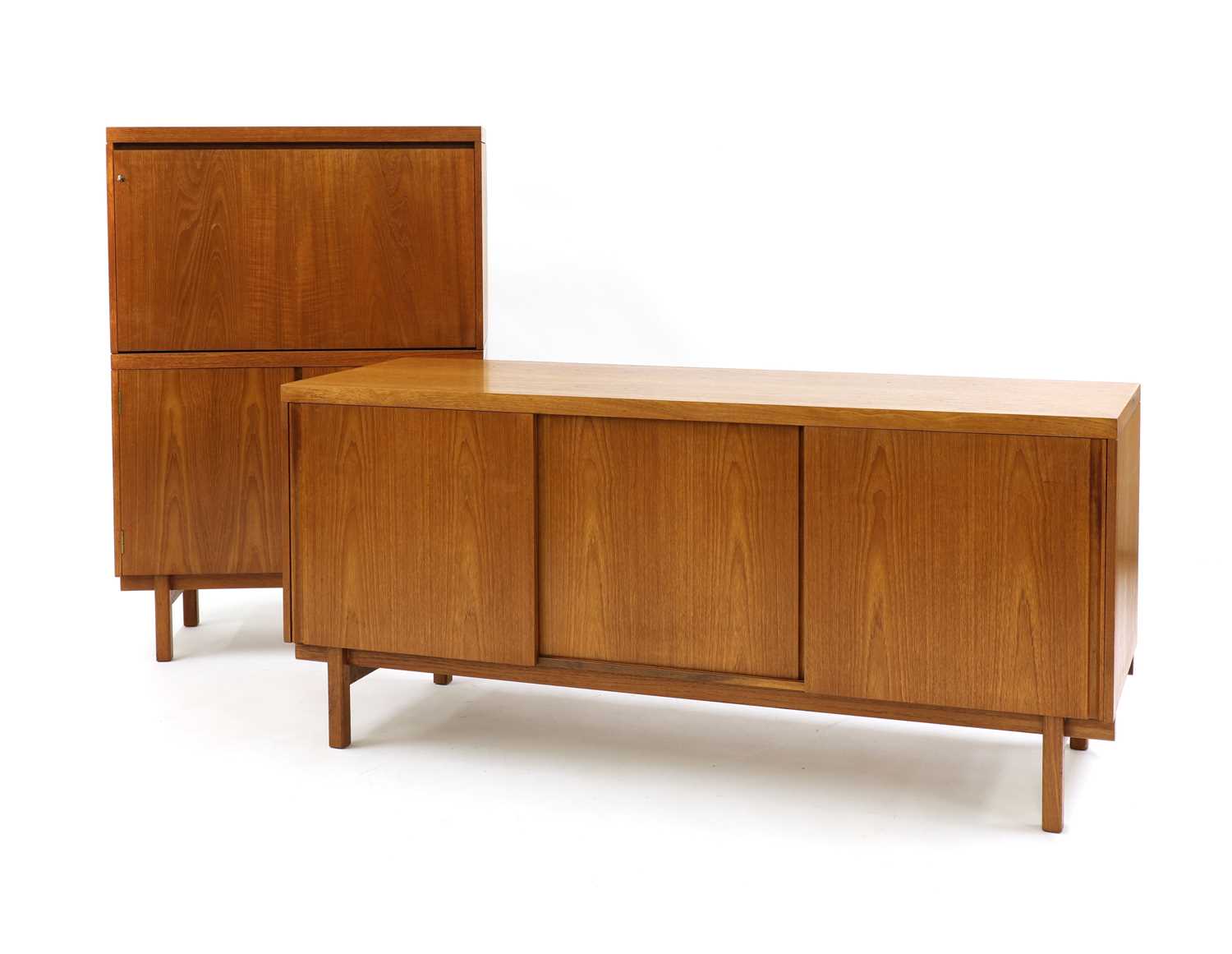 A Swedish teak sideboard,