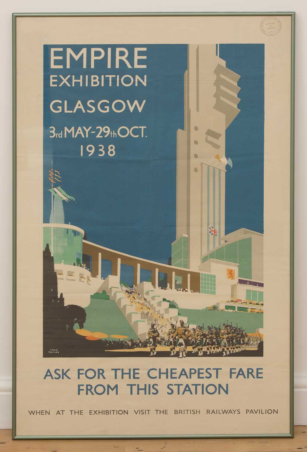 An 'Empire Exhibition Glasgow 1938' poster, - Image 2 of 3