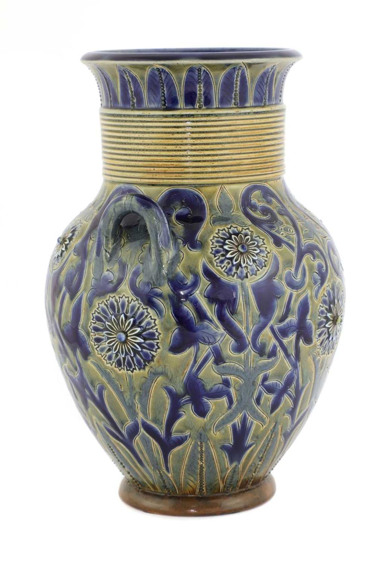 A Doulton Lambeth stoneware vase, - Bild 2 aus 5