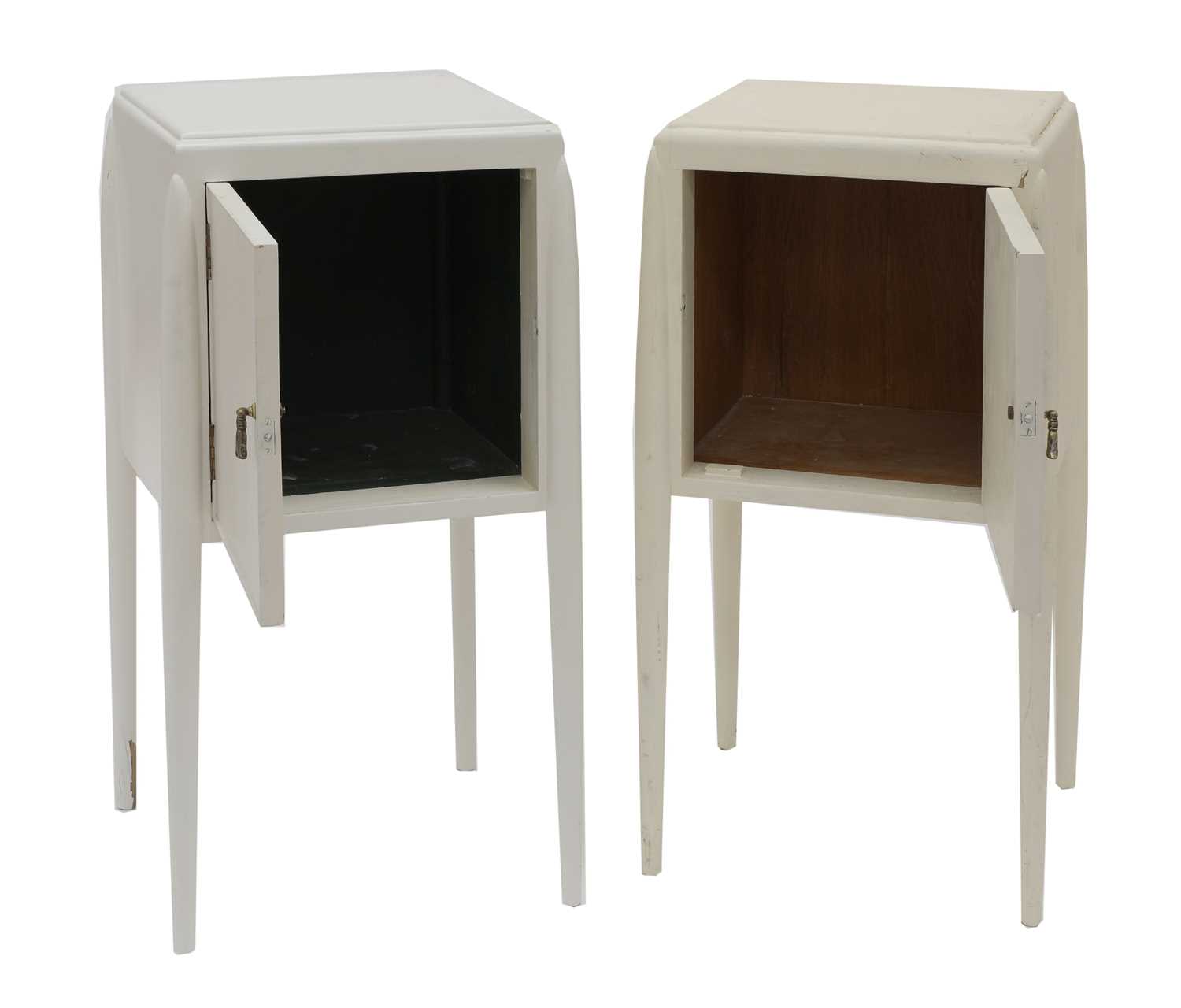 A pair of Art Deco bedside tables, - Image 2 of 3