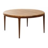 A rosewood circular coffee table §