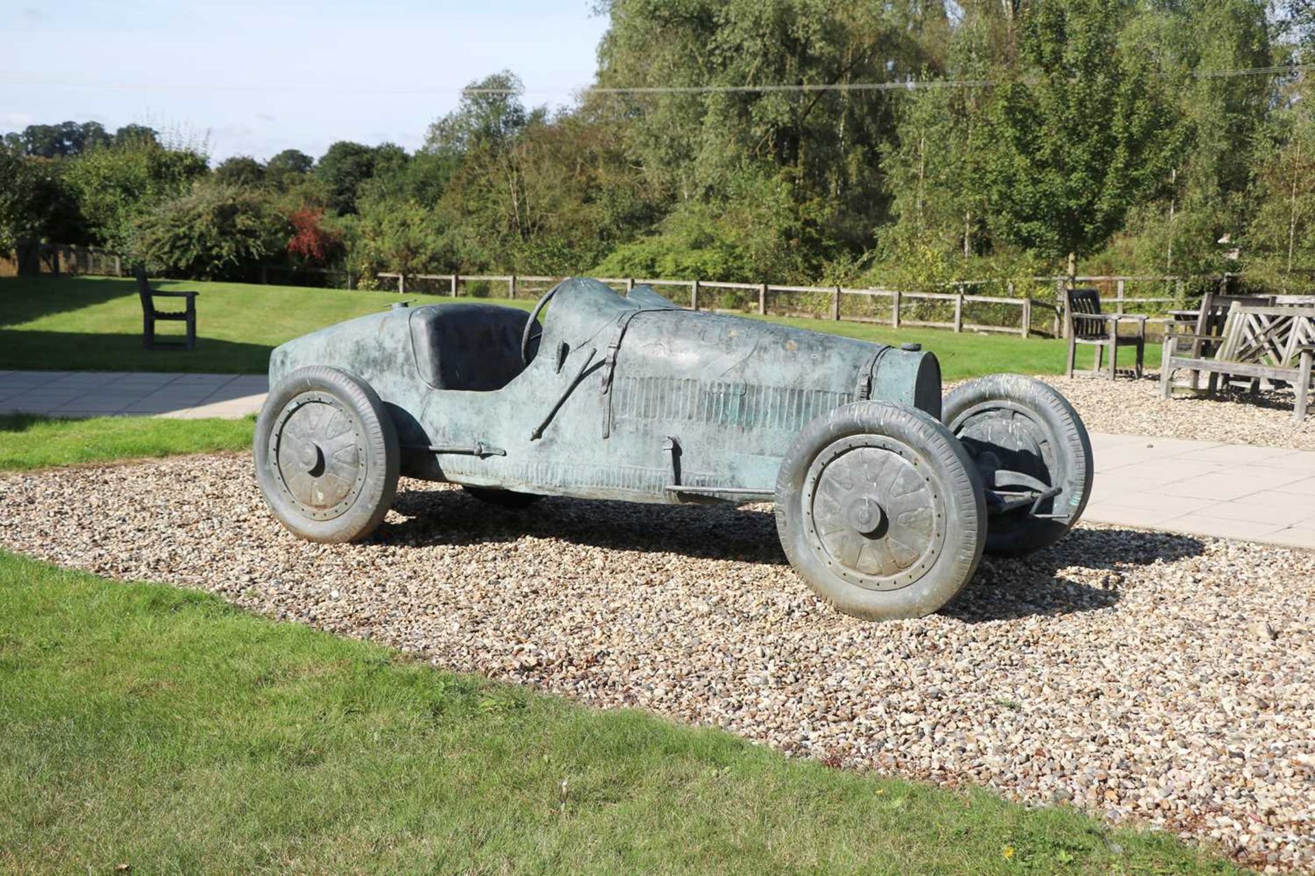 *A Bugatti Type 35 sculpture, - Bild 3 aus 7