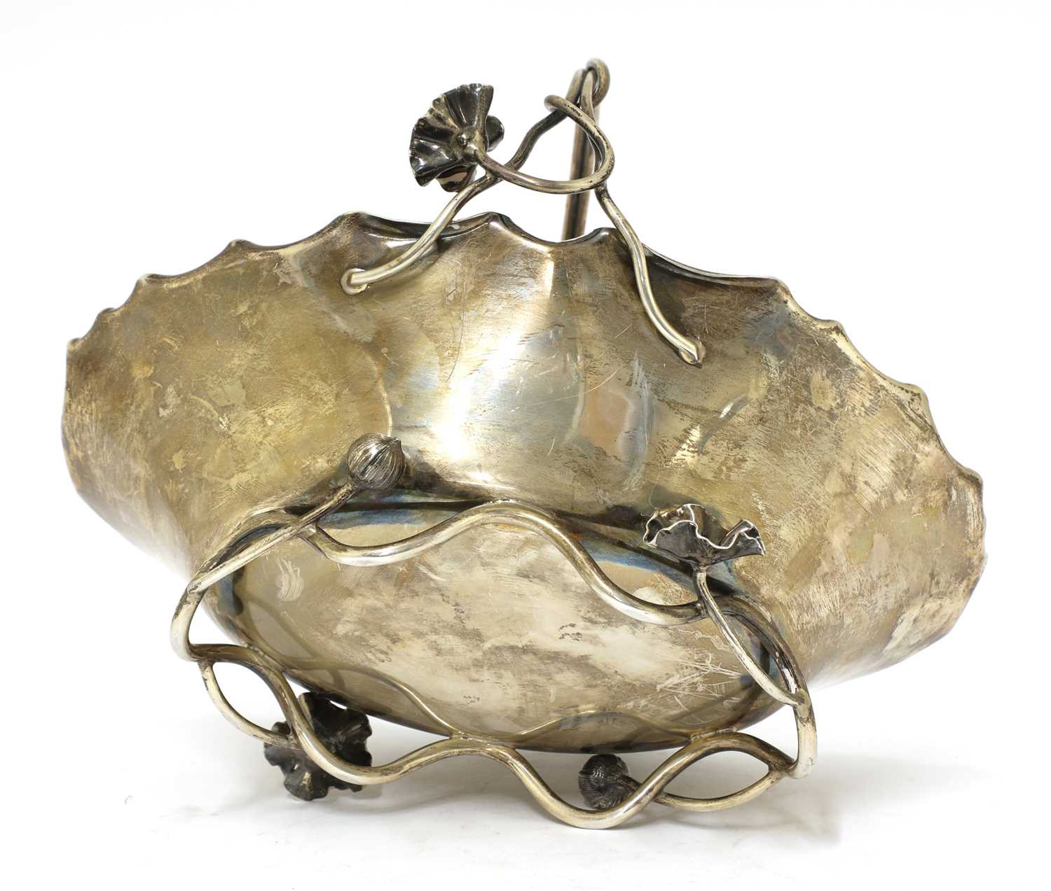 An Aesthetic Movement silver basket - Image 3 of 4