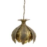 An 'Onion' pendant light,