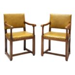 A pair of Tilden 'Churchill' oak armchairs,