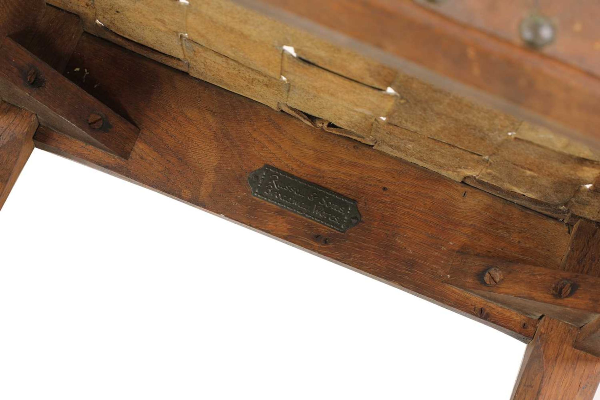 A Gordon Gordon Russell 'Stow' oak stool, - Bild 4 aus 4
