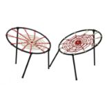 A pair of 'Plan O' patio chairs,