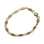 A 9ct gold bracelet, by Smith & Pepper,