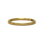 A 22ct gold wedding ring,