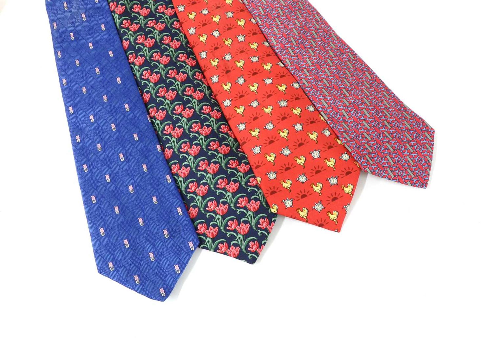 Two Hermes ties