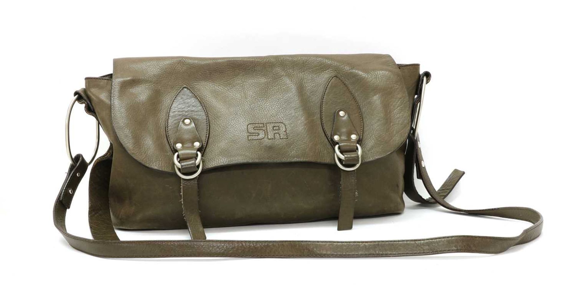 A Sonia Rykiel brown satchel bag,