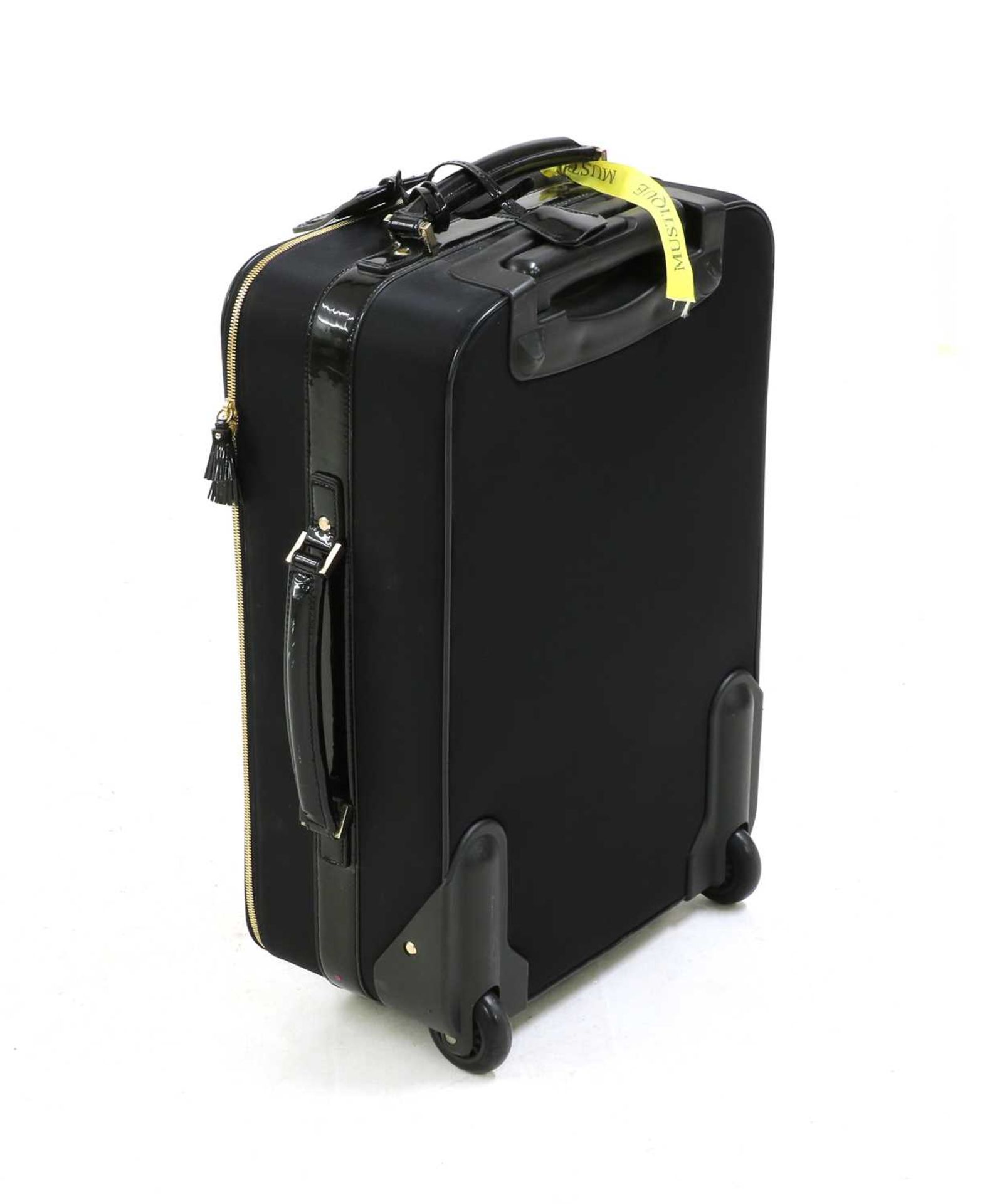 An Anya Hindmarch black cabin suitcase - Image 2 of 19
