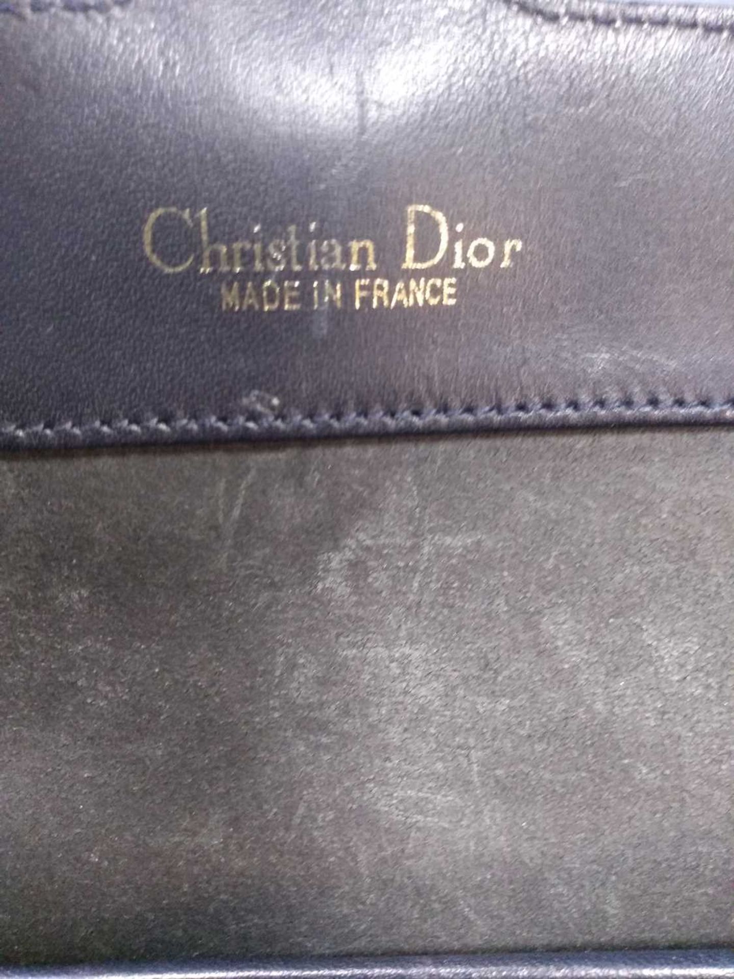 A vintage Christian Dior canvas shoulder bag - Image 6 of 15