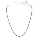 A 9ct gold filed paperlink chain,