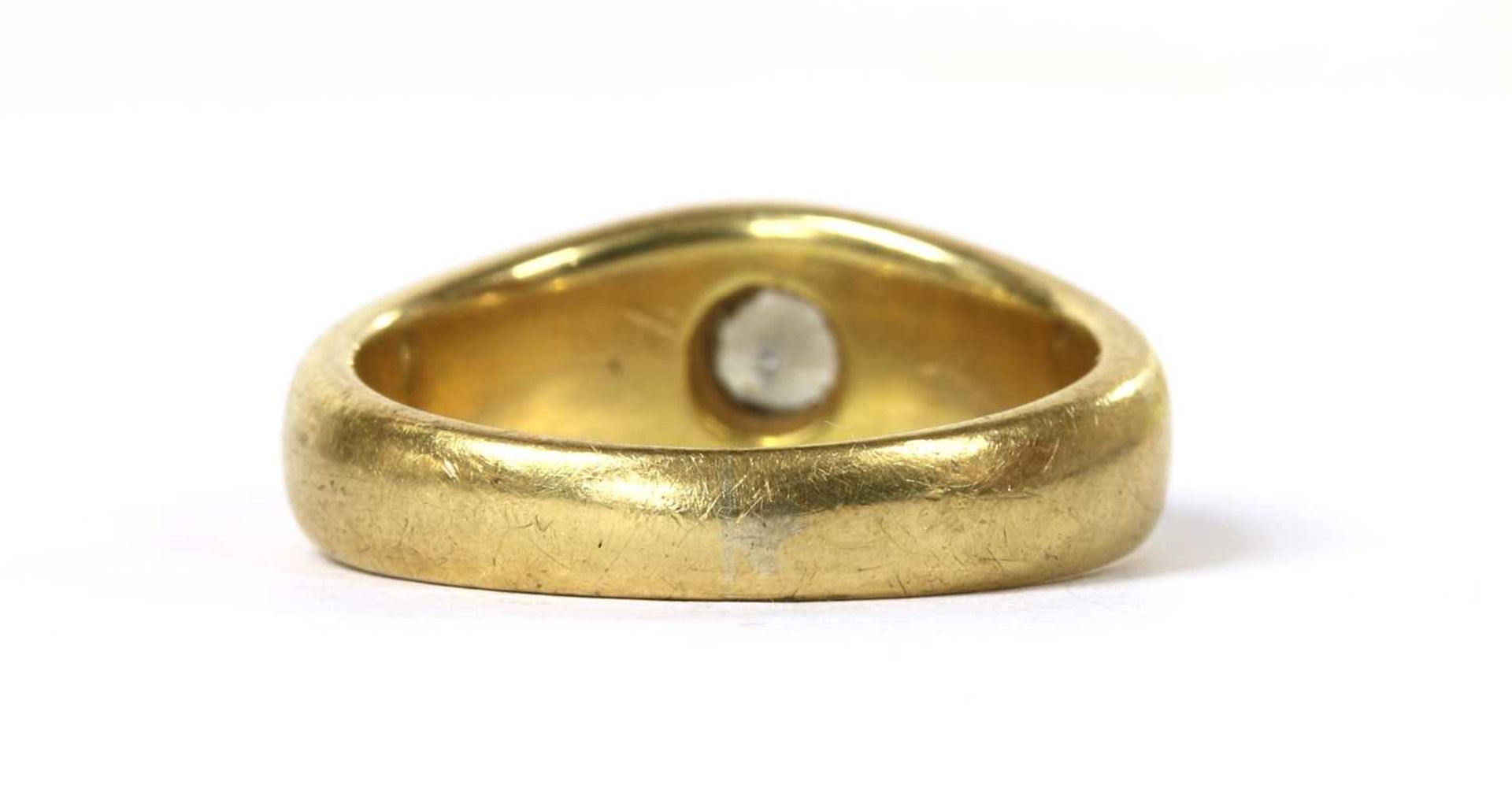 An 18ct gold diamond set ring, - Image 3 of 3