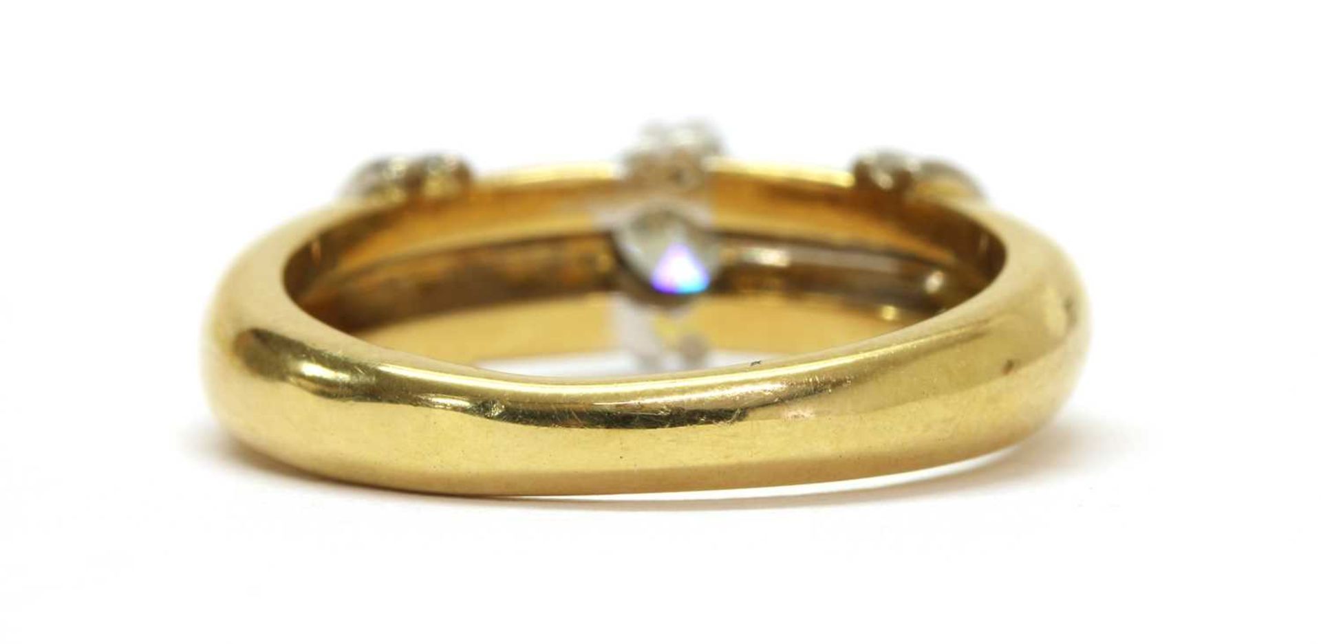 An 18ct gold single stone diamond ring, - Image 3 of 3