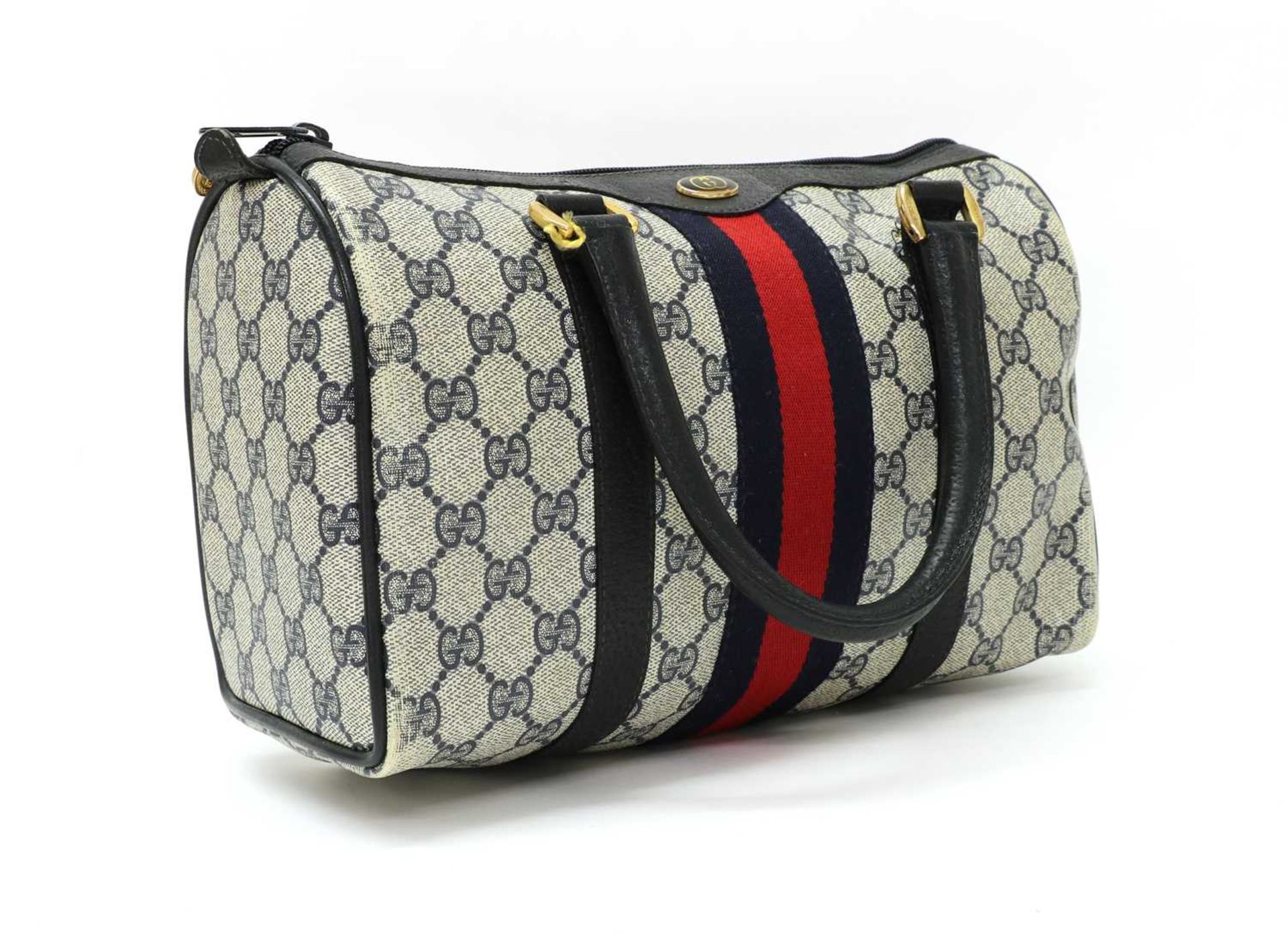A Gucci coated canvas 'Accessory Collection' Boston bag,