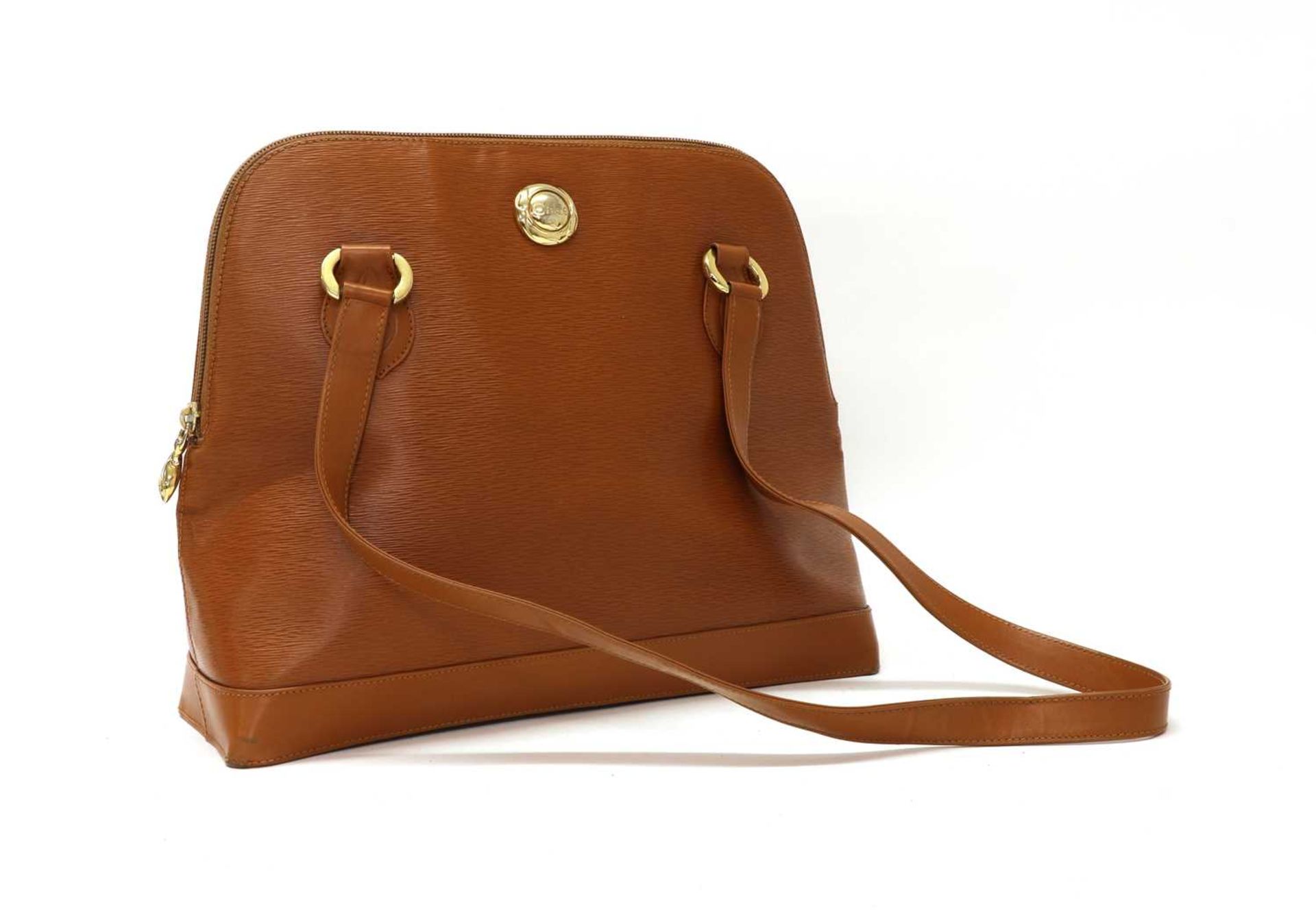 A Chloe tan leather shoulder bag,