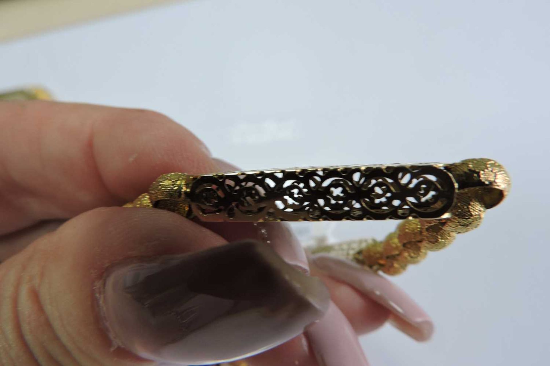 A Regency gold long chain, - Image 3 of 4