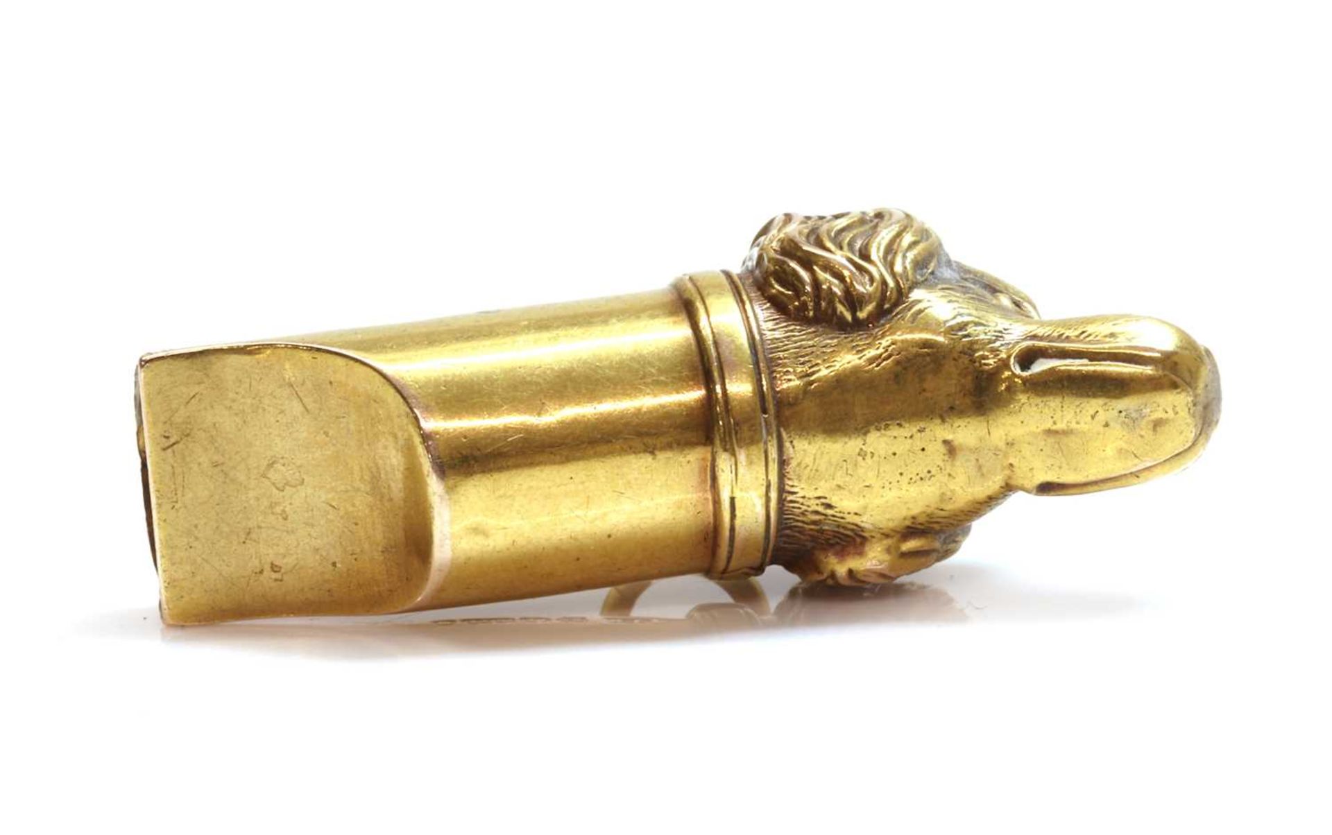 A Victorian 15ct gold whistle, - Image 2 of 6